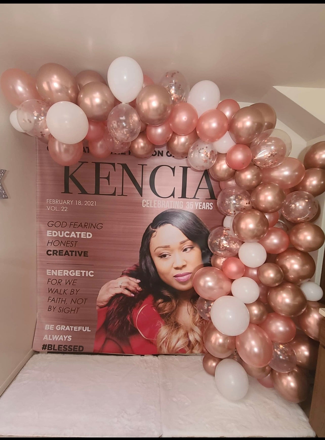 Custom backdrop